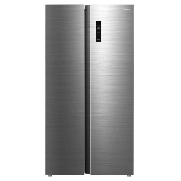 Midea MDRS710FGD46 inox, Side-by-side, Hűtő:349L, Fagyasztó:206L, No frost hűtőszekrény