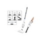 Aspirator portabil fara fir, alb, 92.3x21.3x6.9cm, 30min autonomie, 4800PA, 0.3L capacitate recipient praf