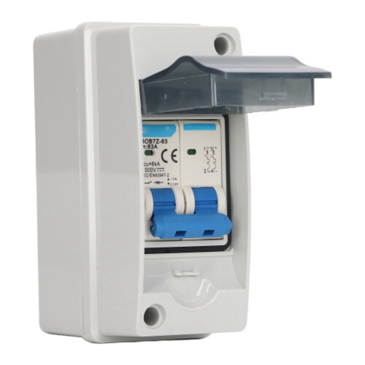 Comutator DC solar cu protectie multipla, capac transparent, rezistent la apa, 750GB, USB 3.0