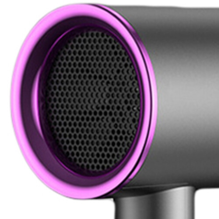 Hajszárító 800W, 360°-ban forgatható fúvóka, szürke-kék