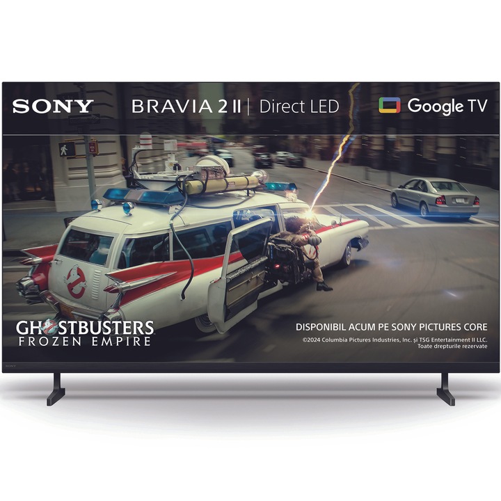 Televizor Sony BRAVIA 2 II LED 43S25VM2, 108 cm, Smart Google TV, 4K Ultra HD, Clasa E (Model 2026)