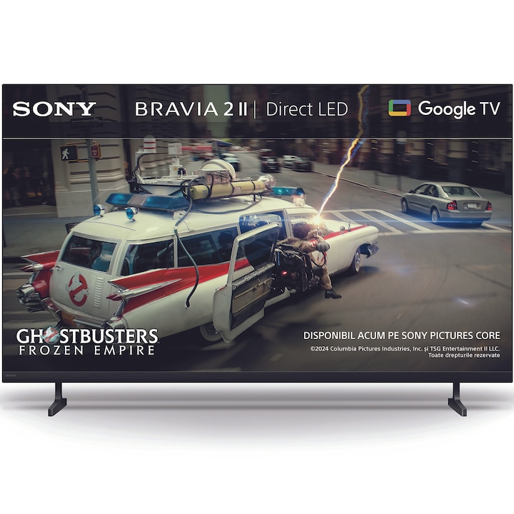 Televizor Sony BRAVIA 2 II LED 65S25M2, 164 cm, Smart Google TV, 4K Ultra HD, Clasa E (Model 2026)