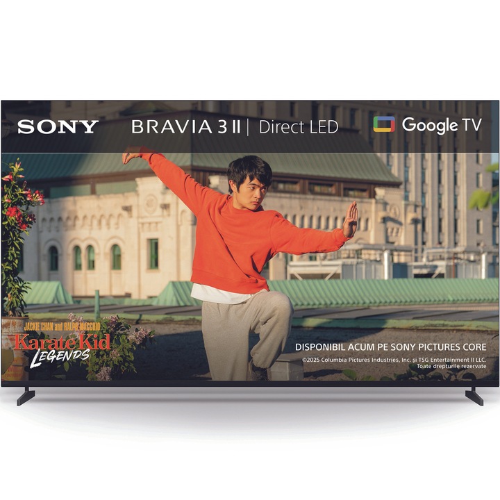Televizor Sony BRAVIA XR 3 II LED 65XR39M2, 164 cm, Smart Google TV, 4K Ultra HD, 120Hz, Clasa E (Model 2026)