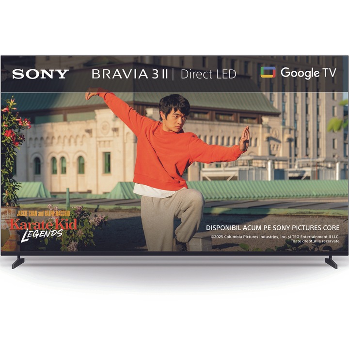 Televizor Sony BRAVIA XR 3 II LED 65XR35M2, 164 cm, Smart Google TV, 4K Ultra HD, 120Hz, Clasa E (Model 2026)