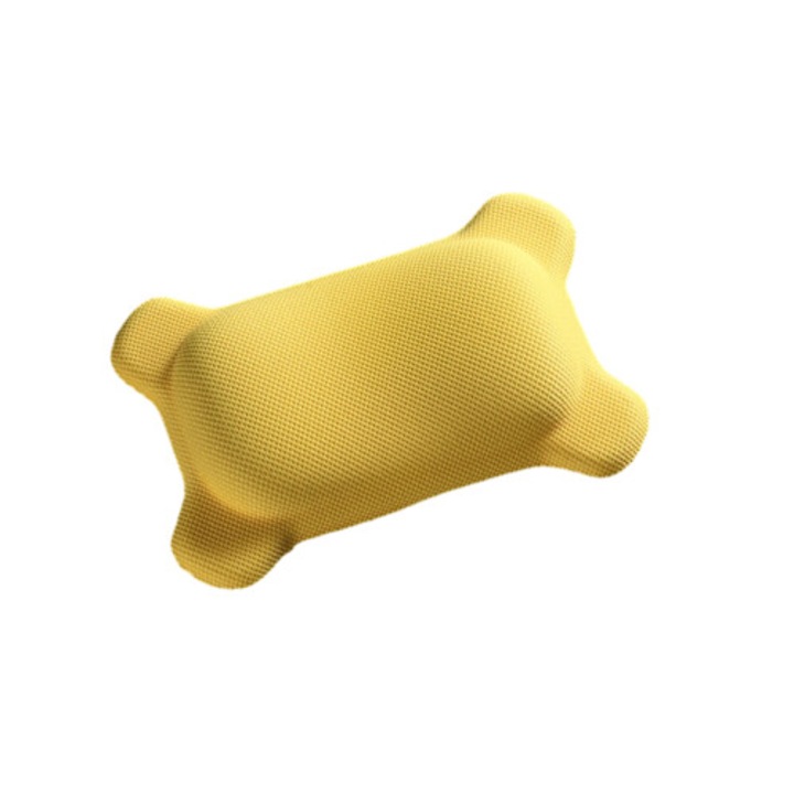 Ergonomikus csuklótámasz, sárga, 22x9x3cm