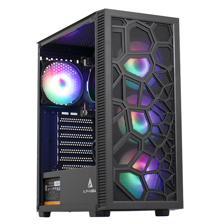 PC Gaming ZMEU Legendar Advanced Edition, AMD Ryzen 7 PRO 4750G 3.6GHz, 32GB DDR4, 1TB SSD, Radeon R8, Iluminare RGB