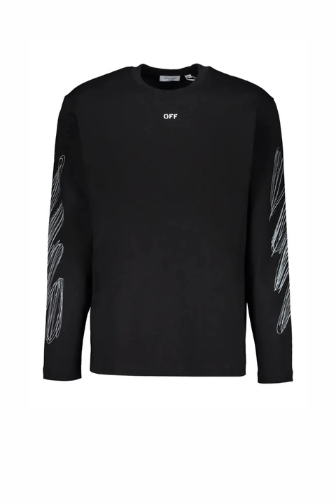 Pulover barbati, Off-White, Negru, XXXL