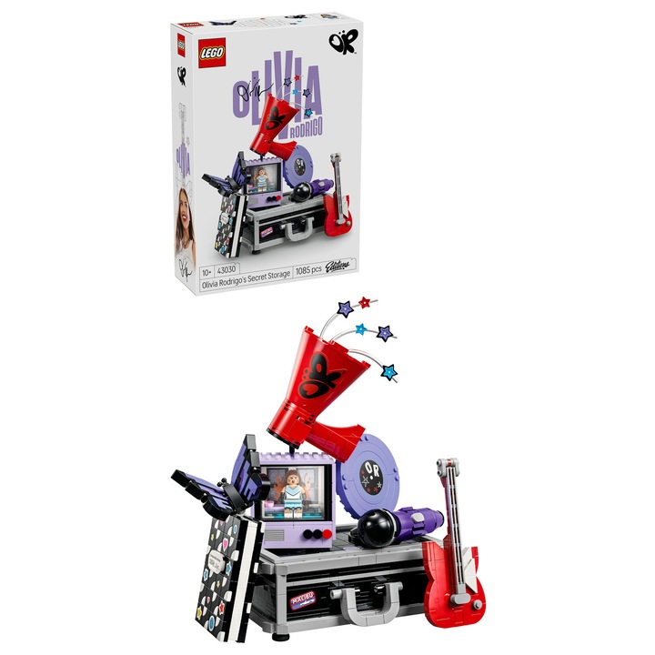 Set de constructie LEGO® Editions Colectia secreta a Oliviei Rodrigo 43030, Jucarii pentru Copii, Jucarii pentru Fete si Baieti, Idee de Cadou pentru Copii
