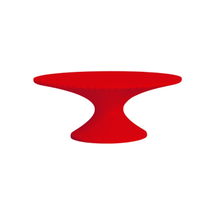 Prémium Süteménytartó, Tortatartó Típus, Modern Spirális Design, 170 x 67 mm - piros