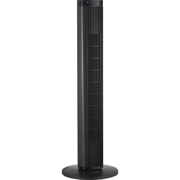 MIDEA MFZ382R0DK toronyventilátor, 65 fokos oszcilláció, 4 sebességfokozat, DC motor, 45W, fekete