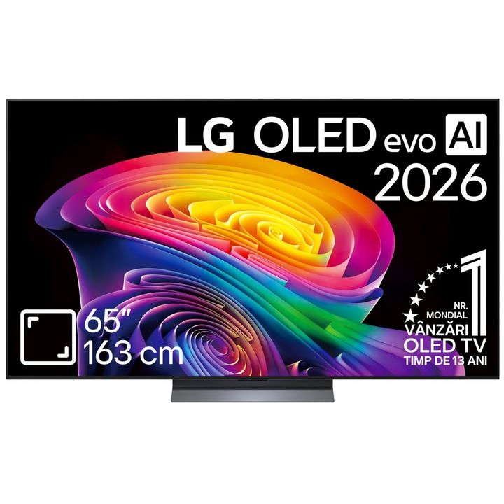Televizor OLED Evo Smart LG OLED65C6ELB, ULTRA HD 4K, HDR, 164 cm