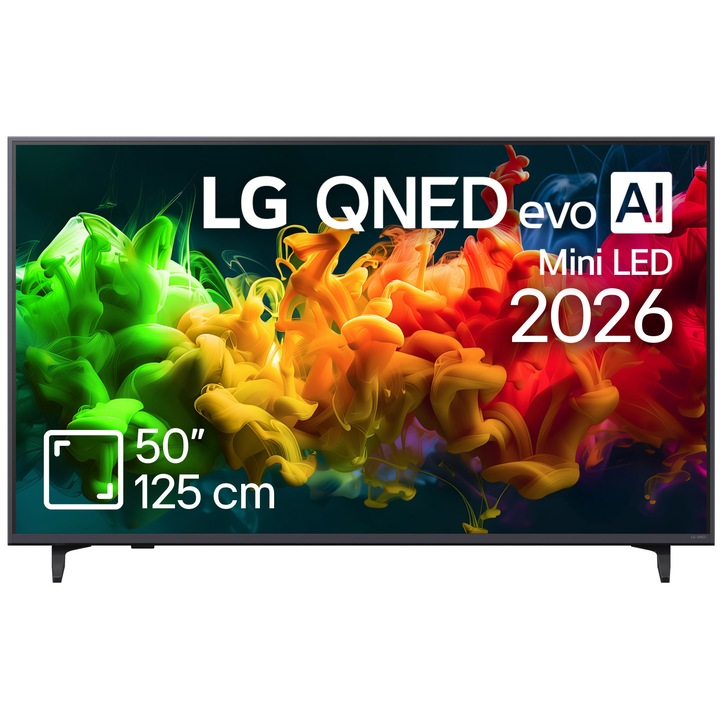 Televizor QNED Evo Smart LG 50QNED8EB3F, ULTRA HD 4K, HDR, 126 cm