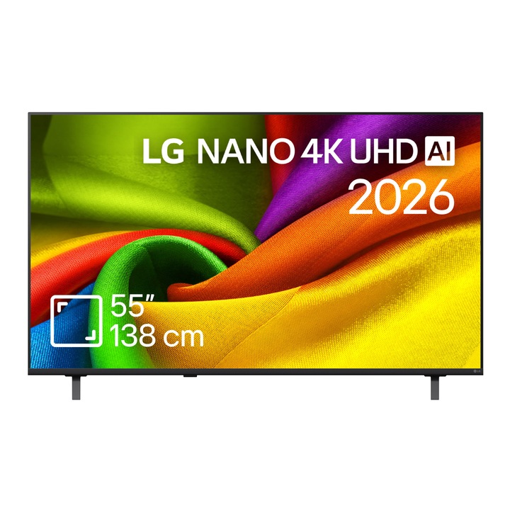 Televizor LED Smart LG 55NU8E0B3LA, ULTRA HD 4K, HDR, 139 cm