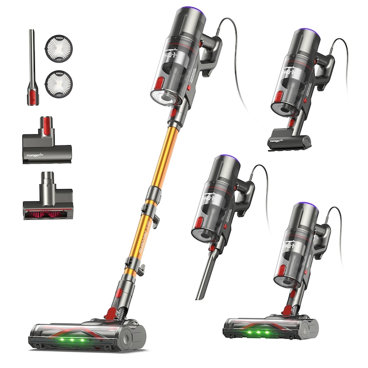 Aspirator vertical MONSGA HQ1 600W 1.8l metal