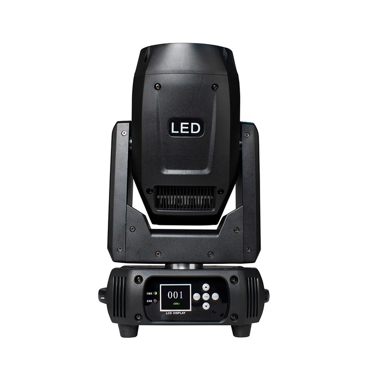 Proiector Moving Head 150W, LED, DMX, 42x23x18cm, fehér