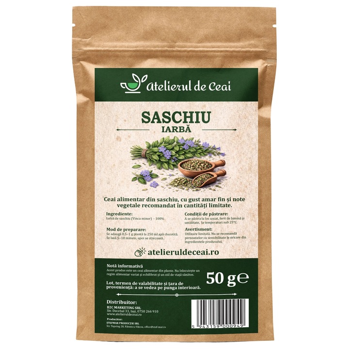 Ceai de iarba de saschiu Atelierul de Ceai, 50 g