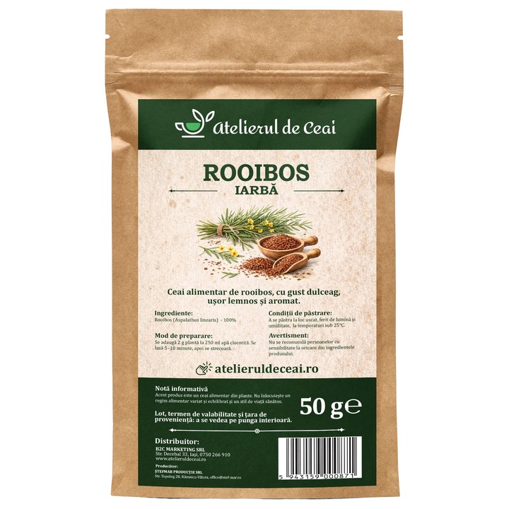 Ceai de rooibos Atelierul de Ceai, 50 g