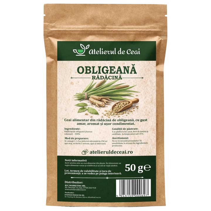 Ceai de radacina de obligeana Atelierul de Ceai, 50 g