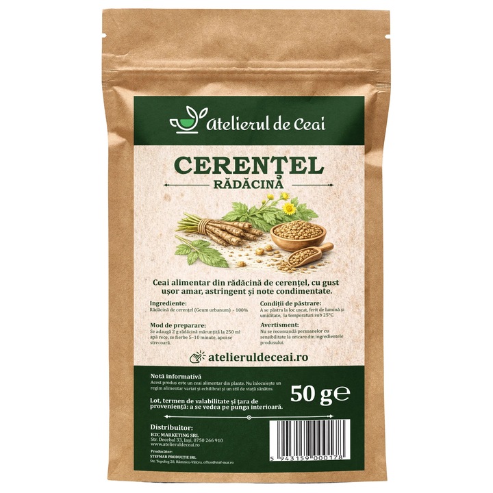 Ceai de radacina de cerentel Atelierul de Ceai, 50 g