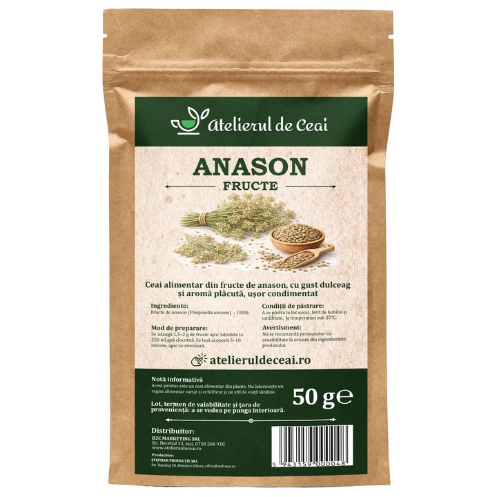 Ceai de fructe de anason Atelierul de Ceai, 50 g