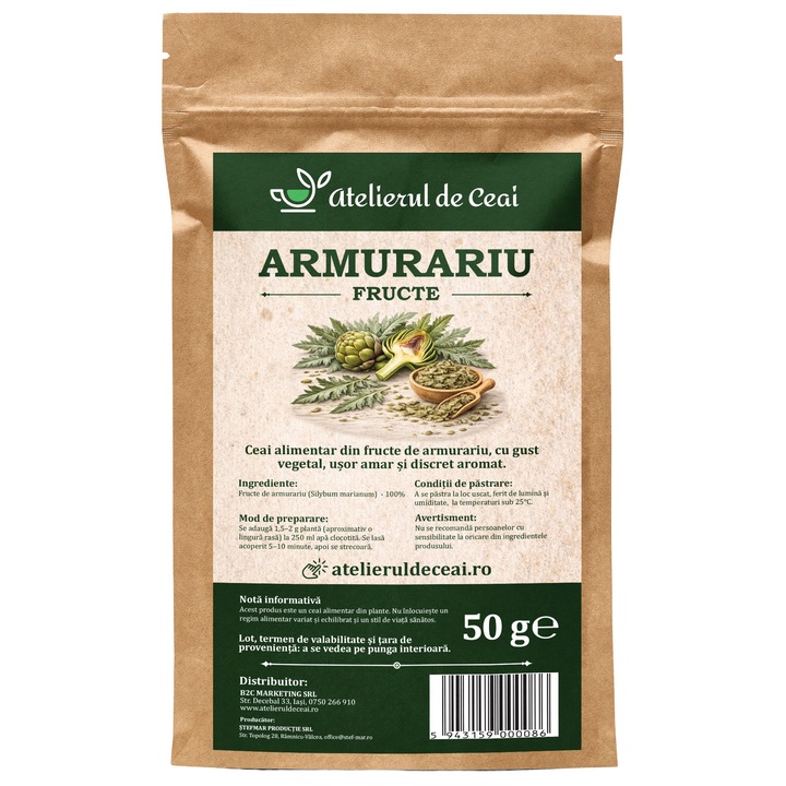 Ceai de fructe de armurariu Atelierul de Ceai, 50 g
