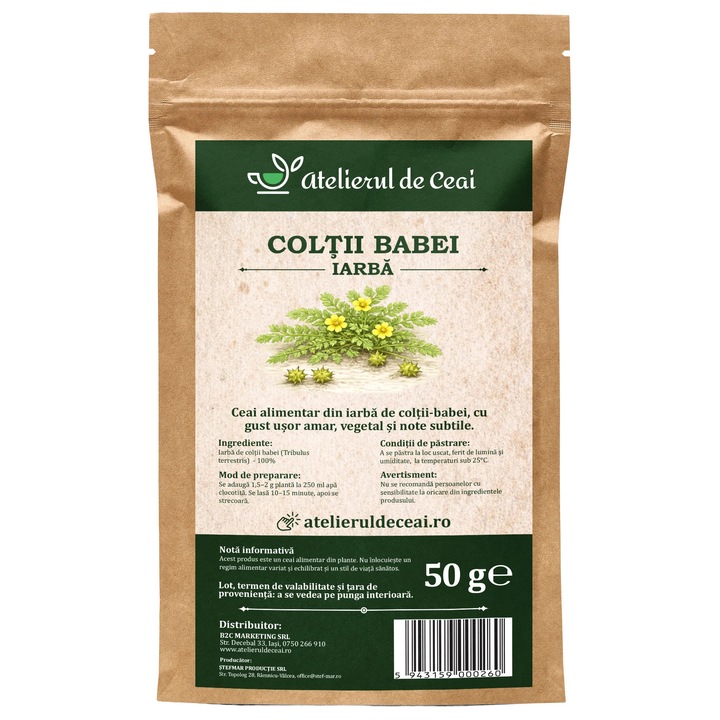 Ceai de iarba de coltii-babei Atelierul de Ceai, 50 g