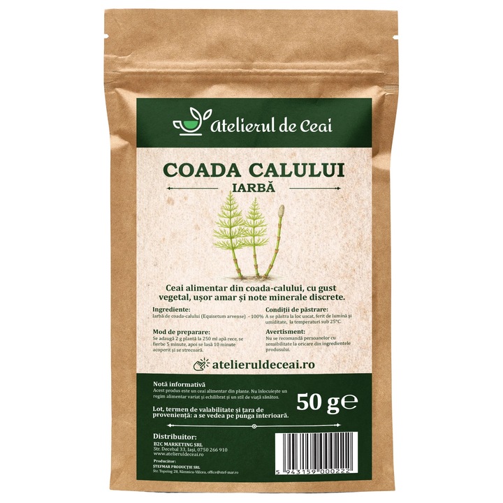 Ceai de iarba de coada-calului Atelierul de Ceai, 50 g