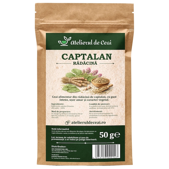 Ceai de radacina de captalan Atelierul de Ceai, 50 g