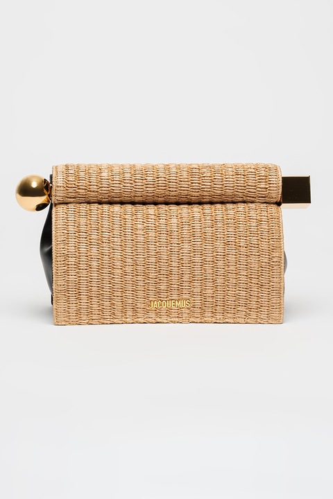 JACQUEMUS, Geanta-plic Carre, Bej