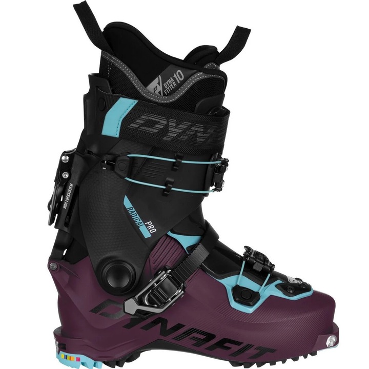 Дамски ски обувки за туринг Dynafit Radical Pro-Черен/Бордо-41 1/3 (26.5)