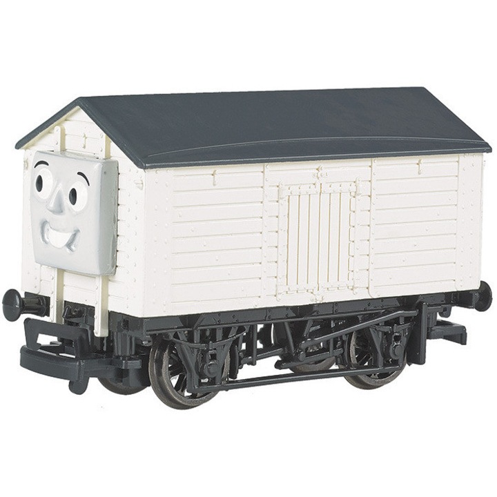 Vagon de marfa acoperit, Thomas&Friends, Bachmann, 77015, alb, 8+