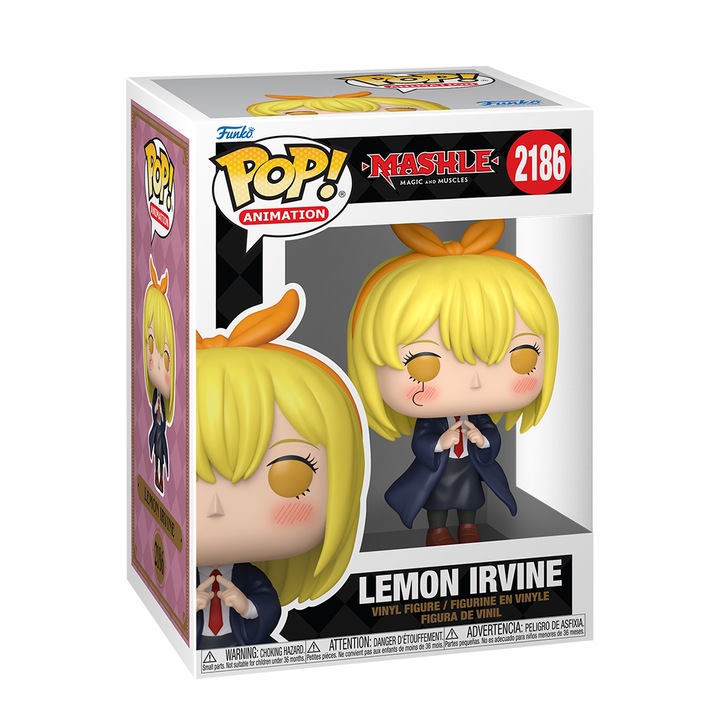 Funko POP! figura: Mashle Magic and Muscles - Lemon Irvine #2186, fiúknak és lányoknak