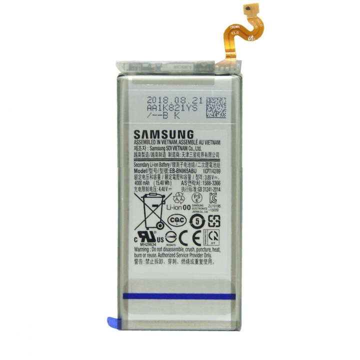 Eredeti akkumulátor Samsung Battery Note 9 Eb-Bn965abu (Bulk)