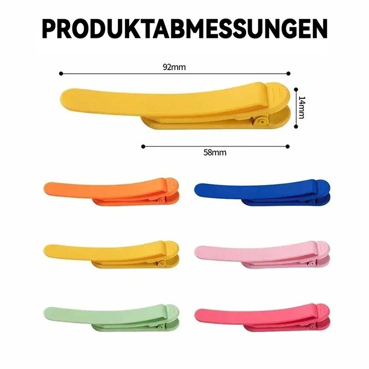 Semne de carte magnetice silicon colorate set 6 buc