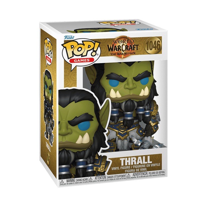 Funko POP figura, World of Warcraft - Thrall #1046, fiúk/lányok számára