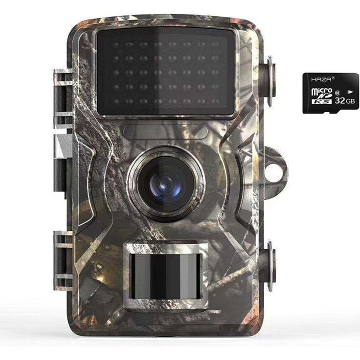 Camera de supraveghere wildlife 16MP 2.7K HD IP66 negru 2x3x5cm