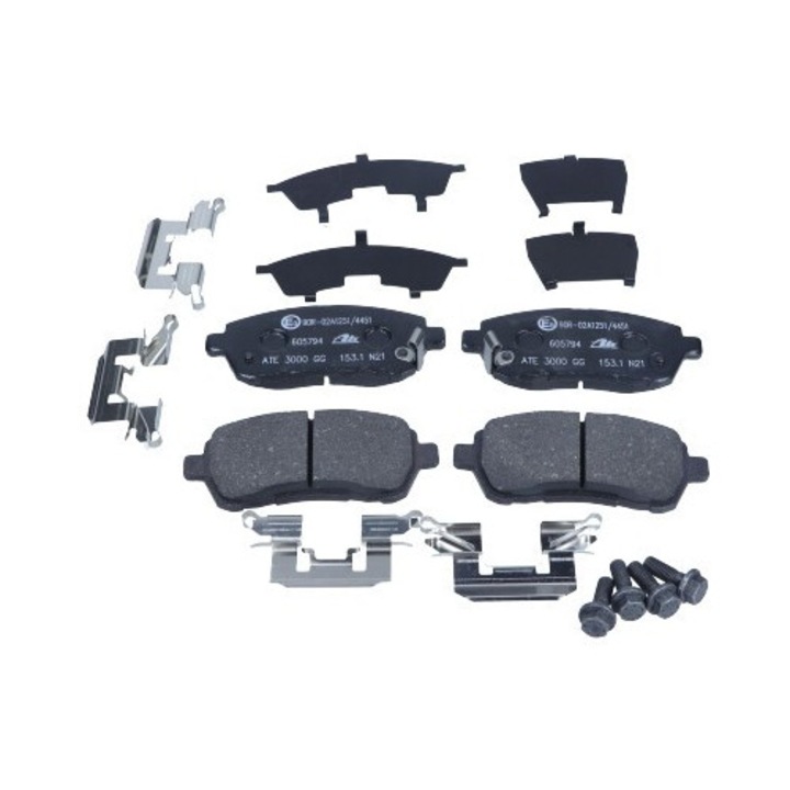 Ate fékbetétek Suzuki Baleno/Swift modellekhez, érzékelővel, 125, 4x51, 4x15, 5mm