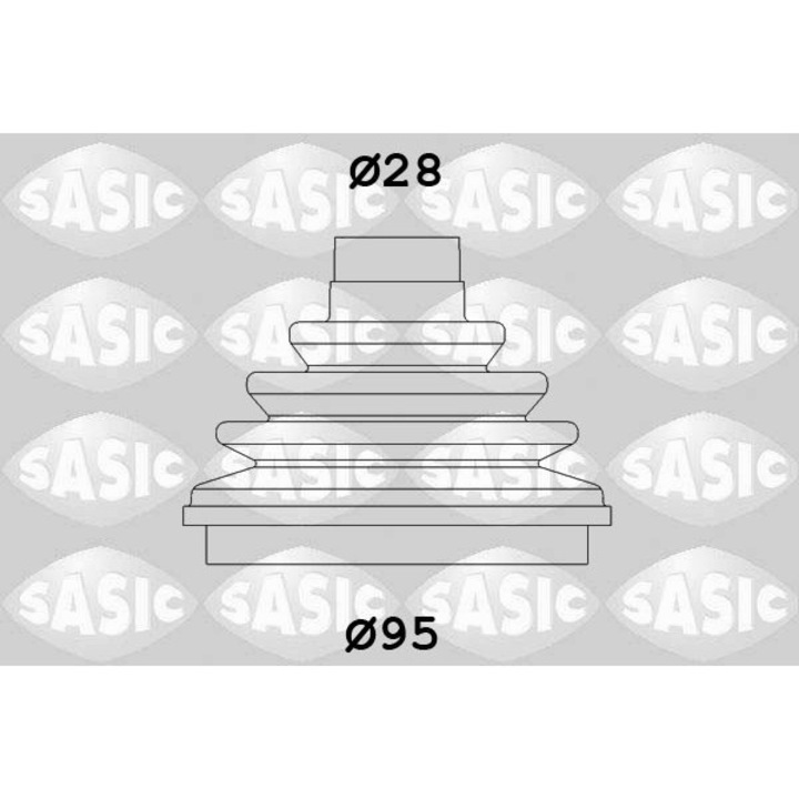 Külső csuklóvédelem Fiat Scudo/Ulysse 2.1 TD, 1995+, SASIC
