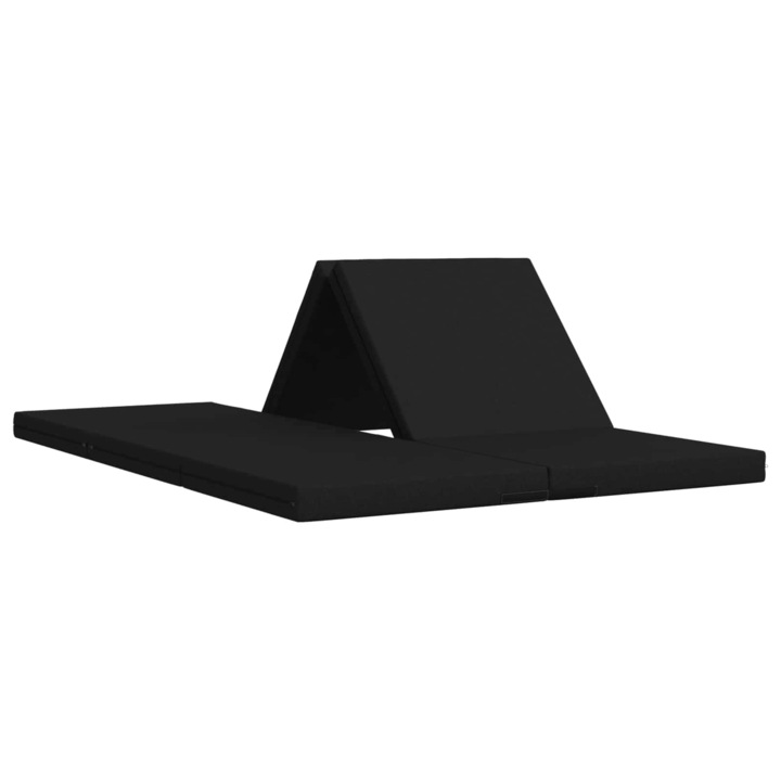 Canapea Pat Pliabila 140 x 67 x 45 cm vidaXL, Negru