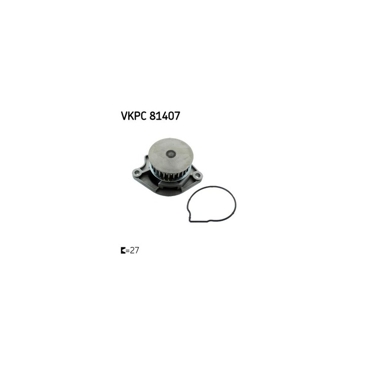 SKF VKPC81407 motorhűtő vízpumpa