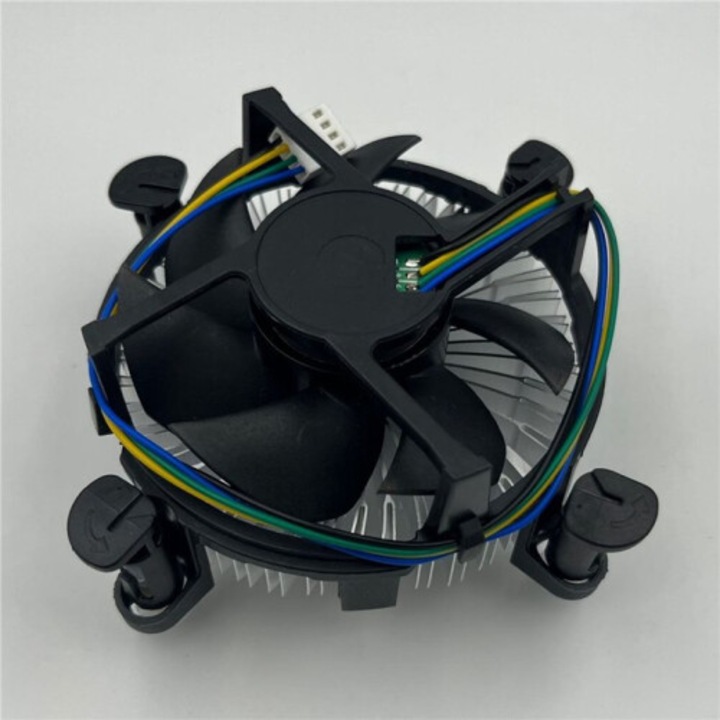 2 db processzor hűtőventilátor készlet, 2400 RPM, akril műanyag, kompatibilis LGA 775 1150 1151 1155 1156