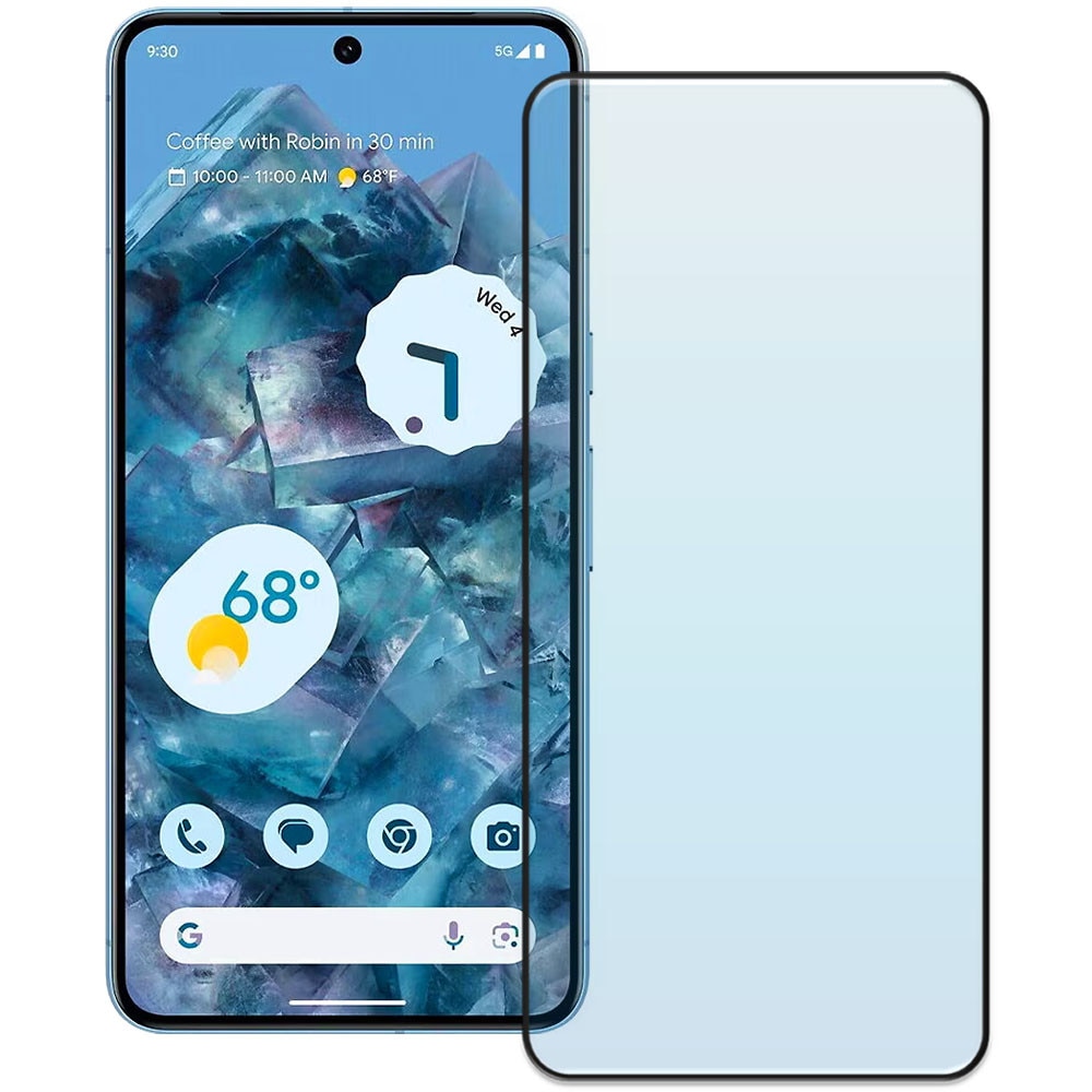 Folie din sticla securizata pentru Google Pixel 8 Pro, HAMSTERBOX Glass Shield, Protectie completa ecran, Full face, Aplicare rapida, Case Friendly, Transparenta