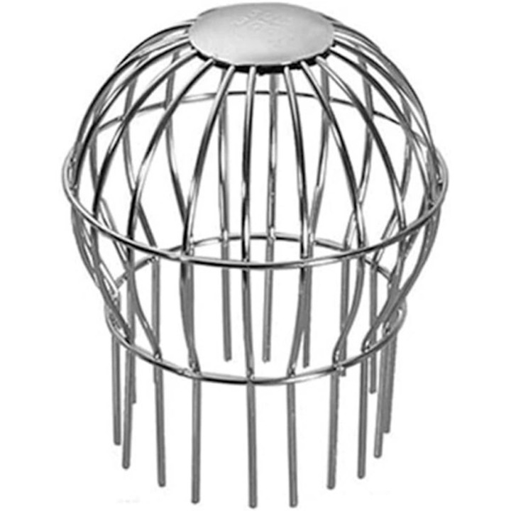 Jgheab inox pentru acoperis, 110 mm, cu plasa anti-frunze, rezistent, usor de instalat