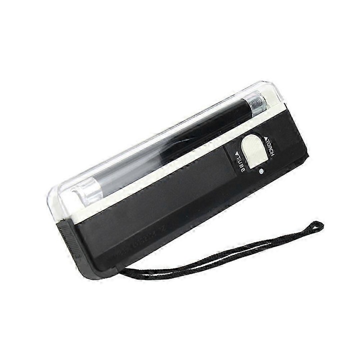 Lanterna UV portabila multifunctionala, 16.8x5.6cm, negru