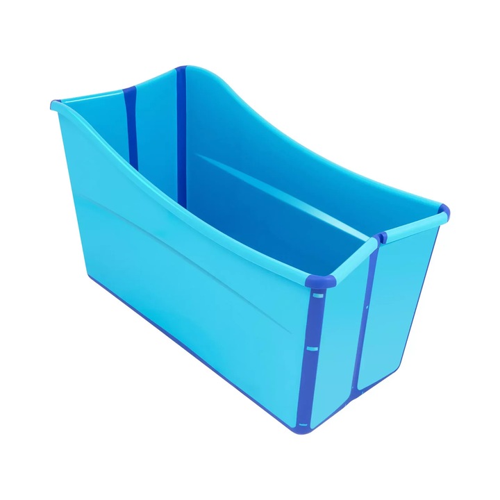 Cada Pliabila, Cada Portabila, Lungime 100 cm, Pentru Adulti si Copii, Plastic, Albastru