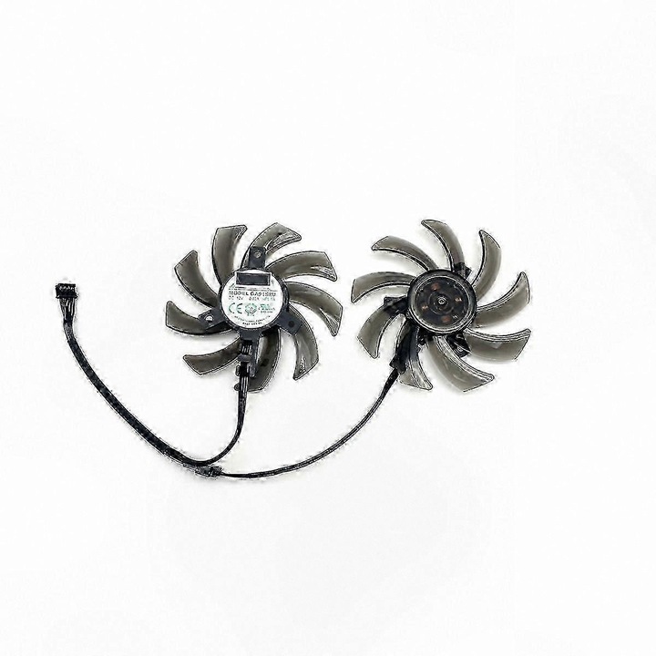 PC hűtőventilátor, 2 darab, fekete, 12V 0.40A, 9x9cm