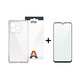 Set husa transparenta si folie sticla compatibil cu Honor X5c/X5cPlus
