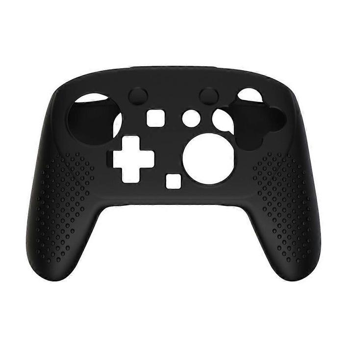 Защитен калъф за контролер Switch 2 Pro от силикон, противоударен и устойчив на износване, черен, FRU-CJK0424-260901-1165