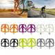 Pedale bicicleta copii, multicolor, 10.5x12.7cm, usoare, antiderapante
