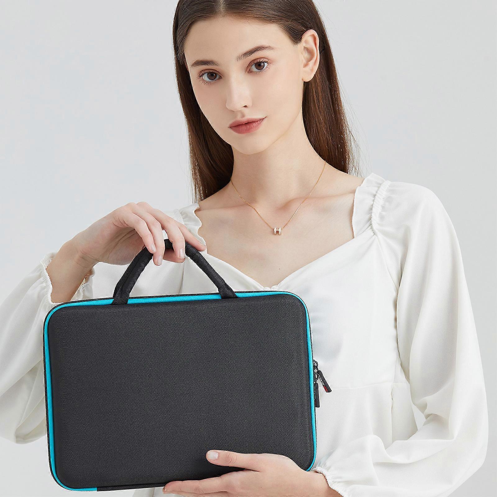 Husa laptop 14/15/17 inch, rezistenta la apa si socuri, material Oxford, negru